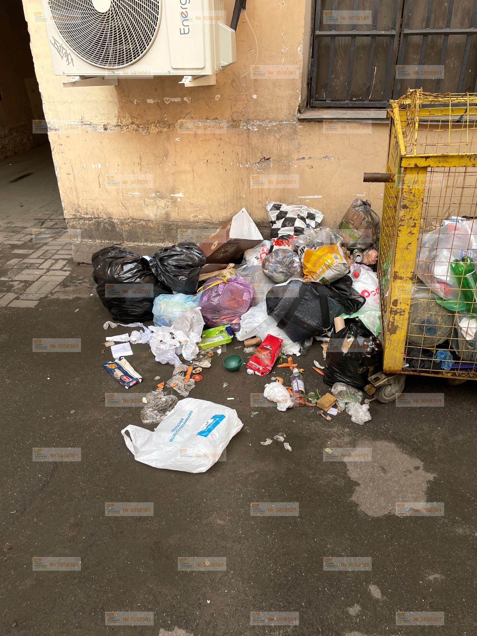 «Мусор не вывозится»: жители Петербурга продолжают жаловаться на работу регоператора НЭО