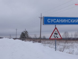 Сусанинские дорожники устраняют последствия снегопада