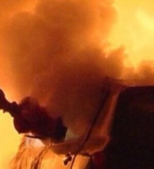 На Скобелевском проспекте ночью сгорел автомобиль